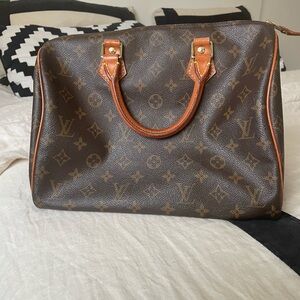 Louis Vuitton Speedy LV Brown Monogram Tote